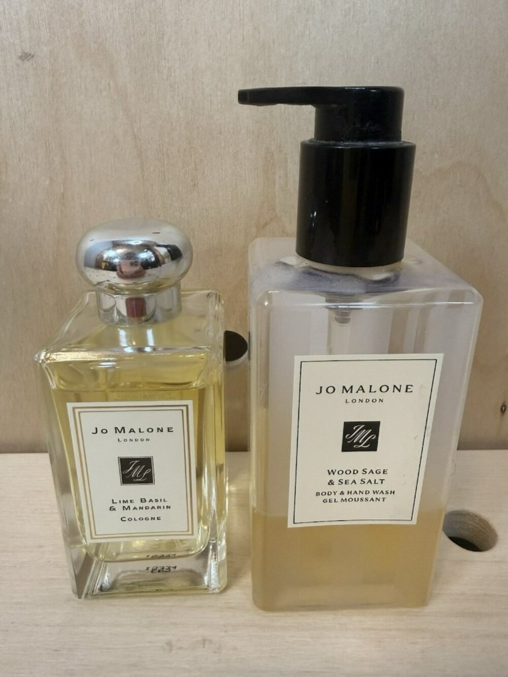 Jo Malone Lime Basil & Mandarin Cologne 3.4 oz Eau de Cologne Spray 10% Used